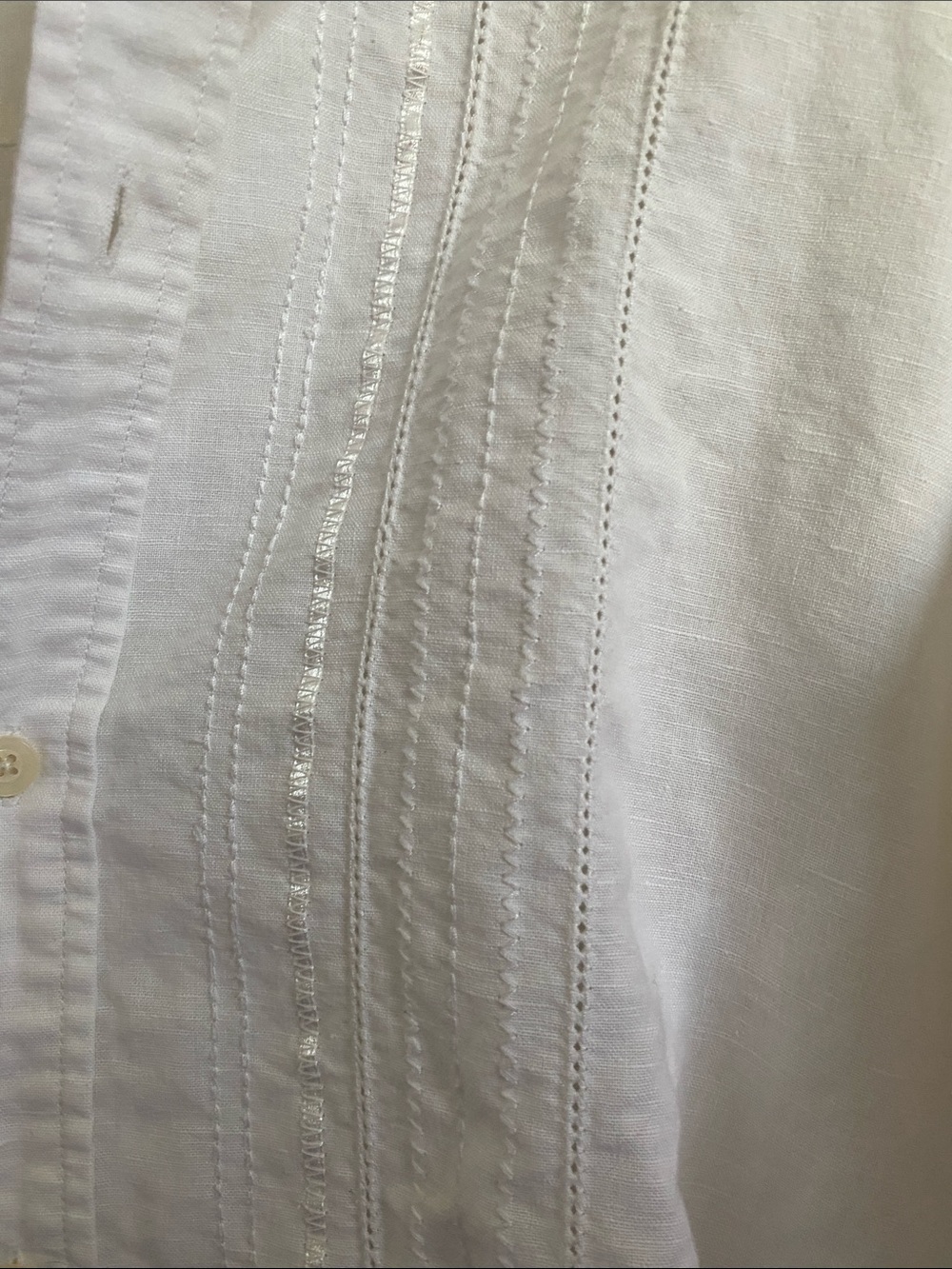 Final Discount Oversized linen dress shirt - Picture 3 of 7